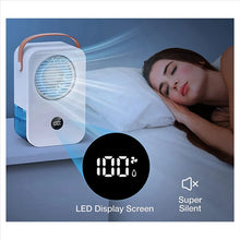 Load image into Gallery viewer, Evaporative Air Conditioner Portable Air Cooler Powerful 4-Speed Quiet 650 ML Water Tank,Display Desktop Cooling Fan