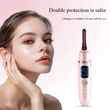 Load image into Gallery viewer, Heated Electric Eyelash Curler, Portable with Power Display for Long-Lasting Curl & Quick Styling