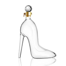 Load image into Gallery viewer, 375ml 700ml High-Heels Shoes Shaped Whisky Decanter Glass Crystal Merlot Rum Vodka Wine Bottle Liquor Dispenser Bar Tools