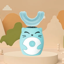 Load image into Gallery viewer, Ipx7 Waterproof Electric Toothbrush Kids U-shaped Sonic Smart Ultrasonic Tooth Brush 360 Degrees Teeth Whitening For Kids