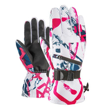 Load image into Gallery viewer, Winter Snowboard Ski Gloves PU Leather Non-slip Touch Screen Waterproof Motorcycle Cycling Fleece Warm Snow Gloves Unisex