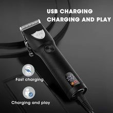 Load image into Gallery viewer, Hair Trimmer for Men Metal Body Hair Clipper LCD Digital Display Men's Oil Engraving Electric Razor Set