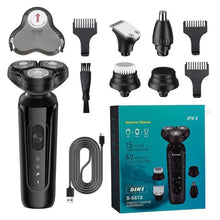 Load image into Gallery viewer, Efficient Floating Heads Men's Electric Razors for Quick Grooming USB Charging Beard Trimmer Convenient Travel Shaver