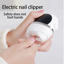 Load image into Gallery viewer, Electric Nail Clipper Automatic Nail Trimmer Safe Rechargeable Fingernail Cutter with Nail File for Kids Portable Manicure Tool