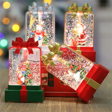 Load image into Gallery viewer, Creative Christmas Gift Box Water Injections Night Lighting Crafts