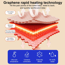 Load image into Gallery viewer, Heating Vibration Massager Belt Red Light Hot Compress Waist Support Brace Waist Back Massage Lumbar Support Belt Health Care