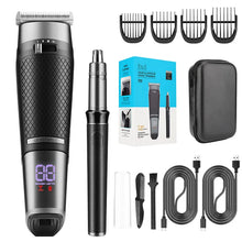 Load image into Gallery viewer, Professional High Power Hair Cutting Machine Nose Hair Trimmer Set Electric Hair Clipper With Storage Bag