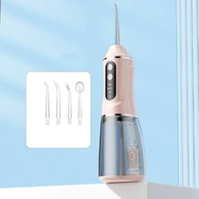 Load image into Gallery viewer, Smart Electric Oral Irrigator Rechargeable Professional Dental Cleaner Cordless with 4 Nozzles Tooth Scaler Travel