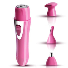Load image into Gallery viewer, 4 in 1 Epilator USB Rechargeable Protable Trimmer Hair Remover for Women Body Facial Eyebrow Razor Mini Skin Epilator Trimmer