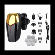 Load image into Gallery viewer, Men's Shave Standalone 7 Blades Floating Head Waterproof Electric Shaver Men's Multifunctional USB Rechargeable Trimmer