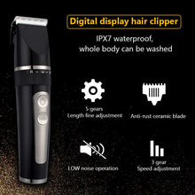 Load image into Gallery viewer, Professional Hair Clipper For Men Rechargeable Electric Razor Hair Trimmer Hair Cutting Machine Beard Trimmer Fast Charging