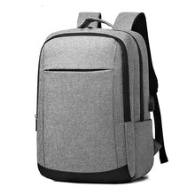 Load image into Gallery viewer, Fashion Men's Backpack Oxford Cloth Waterproof Large Capacity Shoulder Bag Holds 15.6 Inches Laptop Bag With USB Port Rucksack