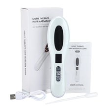 Load image into Gallery viewer, Electric Infrared Massage Comb Hair Growth 5V Electric Vibration Head Massager Medicine Applicator Scalp Brush Anti Hair Loss