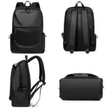 Load image into Gallery viewer, Business Men's Backpack Zipper Design 15.6 Inches Laptop Bag For Male Nylon Cloth Wear-resistant Waterproof Casual Rucksack