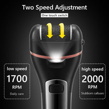 Load image into Gallery viewer, Electric Pedicure Tools Foot Care File Leg Heels Remove Hard Cracked Dead Skin Callus Remover Feet Foot Files Clean Care Machine