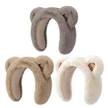 Load image into Gallery viewer, Bear Earmuffs Cartoon Little Bear Warm Earmuffs for Girls Winter Outdoor New Cute Student Warm Ear Protector Ear Cover Headband