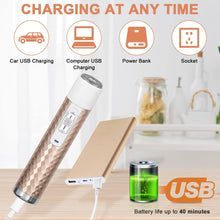 Load image into Gallery viewer, Portable Electric Razor for Women Body Nose Hair Trimmer Face Shavers Eyebrow Legs Armpit Bikini Hair Remover Women Epilator