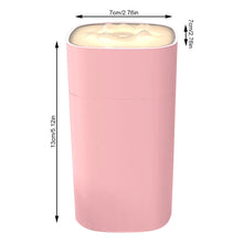 Load image into Gallery viewer, Portable Mini Humidifier Small Sprayer Desktop Mute Aroma Essential Atmosphere Night Light for Kids Bedroom Office