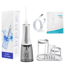 Load image into Gallery viewer, Oral Irrigator Water Flosser 5Modes Portable Dental Water Jet 350ML Water Tank Teeth Cleaner USB Charge Waterproof