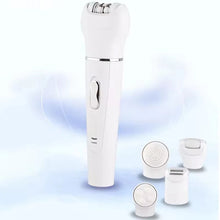 Load image into Gallery viewer, 5-In-1 Female Hair Remover Electric Shaver For Women'S Stratum Corneum Remover Facial Scrub Massager