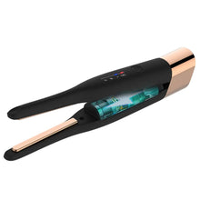 Load image into Gallery viewer, 5000mAh Cordless Flat Iron Floating Plate USB Mini 2 IN 1 Hair Straightener with Charging Portable Wireless Curler Styling Tools