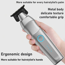Load image into Gallery viewer, Zinc Alloy Body DLC Blade 7000RPM Hair Clipper Salon Home Beard Sideburns Trimmer Trimmer Men