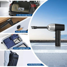 Load image into Gallery viewer, 3-IN-1 50000RPM Air Duster Inflator Vacuum Pump 3 Gear Adjustable Rechargeable Cordless Air Blower with 7 Nozzles for Keyboard