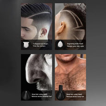 Load image into Gallery viewer, 6 in 1 Professional Hair Clipper Facia Body Nose Trimmer Washable IPX7 Electric Hair Cutting Beard Haircutter Machine