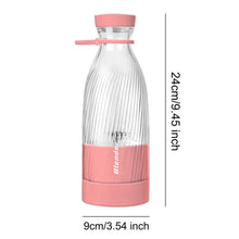 Load image into Gallery viewer, 500ml Portable Wireless Blender 6 Blades Electric Fruit Juicer Machine Personal Blender for Juices Shakes Smoothies