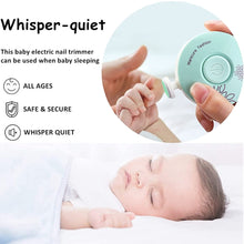 Load image into Gallery viewer, 6 in 1 Electric Nail Trimmer Automatic Nail File Cutter Finger Nail Clippers Manicure Pedicure Tool For Baby Lady Grinder Device