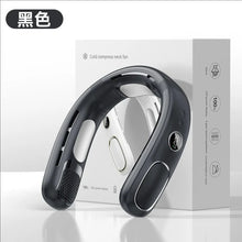 Load image into Gallery viewer, Mini Portable Battery Rechargeable Camp Hands Free Neck Fan Mini Wearable Hanging Neck Cooling Fan for Outdoor Motion Travel