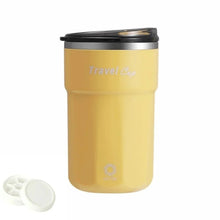 Load image into Gallery viewer, USB Rechargeable Self Stirring Coffee Mug with Ice Tray Portable Magnetic Mixing Cup Leak-proof Stainless Steel