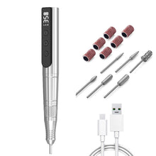Load image into Gallery viewer, Cordless Nail Drill Machine Professional 35,000rpm Rechargeable Electric Nail File for Acrylic Gel Nails Manicure Pedicure Kits