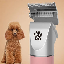 Load image into Gallery viewer, Professional Cordless Dog Grooming Clipper Heavy Duty Electric Pet Hair Trimmer Shear for Thick Coats Large Dog Shaver Scissor