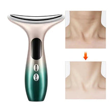 Load image into Gallery viewer, Face Neck Lifting Massager EMS Microcurrent Face Sculpting Device Create A Swan Neck Jade Neck Face Sculpting Device LED Photon