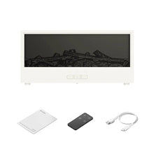 Load image into Gallery viewer, Fireplace Humidifier Flame Aroma Diffuser Fire Humidifier Essential Oil Diffuser Fragrance Diffuser for Room Home Aromatherapy