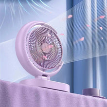 Load image into Gallery viewer, Mini Portable Fan Handheld USB Charging Fan Cooling Electric Fan 3 Speed Adjustment Powerful Dual Motor Outdoor Travel