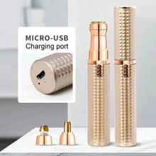 Load image into Gallery viewer, Hair Removal Device 3-in-1 Rechargeable Women's Shaver Painless Stainless Blade Electric Trimmer for Eyebrows Nose Legs Armpits