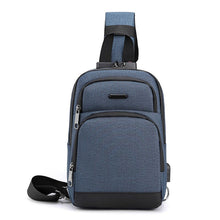 Load image into Gallery viewer, Business Crossbody Bags For Men Multi-function Waterproof Bag Male Large Capacity Laptop Chest Bags Portable Travel Unisex Bag