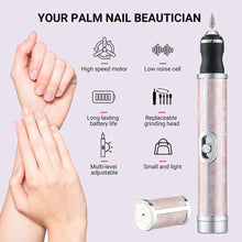 Load image into Gallery viewer, Cordless Nail Drill Machine Manicure Drill Polisher Cuticle Nail Drill Equipment Nail E-File Nail Grinding Machine Set