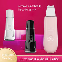 Load image into Gallery viewer, Ultrasonic Skin Scrubber Electric Vibrating Face Spatula Facial Scrubber Shovel Peeling Cleaner Lifting Massager Beauty Device