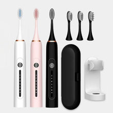 Load image into Gallery viewer, Ultrasonic Sonic Electric Toothbrush USB Charger Smart Teeth Tooth Brush for Adults Whitening IPX7 Waterproof Travel Box Holder
