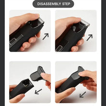 Load image into Gallery viewer, Body & Groin Hair Trimmer for Men Waterproof Dual-Head Ceramic Blade Trimmer & Foil Blades Wet & Dry Men’s Ball Shavers