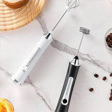 Load image into Gallery viewer, Automatic Rotary Whisk Stirrer Cream Whipper Handheld Small Stirring Stick Black