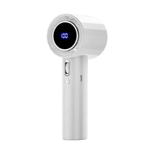 Load image into Gallery viewer, 2000mAh Handheld Small Steel Cannon Fan Bladeless Turbine High-speed 100 Speed Continuously Variable Silent Transmission USB