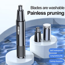 Load image into Gallery viewer, Electric Nose Hair Trimmer Hair Shaving Tool Portable Nose Machine Shaver Clipper Cutter And Ear Razor Trimmer For Men And Women