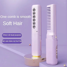 Load image into Gallery viewer, Mini Hair Straightener Professional Quick Heated Electric Hot Comb Multifunctional Straightener