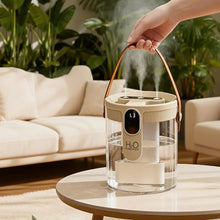 Load image into Gallery viewer, 1.5L Air Humidifier Large Capacity Home Humidifier Silent Mist Maker 1800mAh Battery USB Rechargeable Humidifier with LED Light