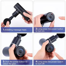Load image into Gallery viewer, Portable Mini Fascia Gun Neck Back Massager Muscle Massager Silent Fascia Gun To Clear The Meridians And Relieve Pain Home