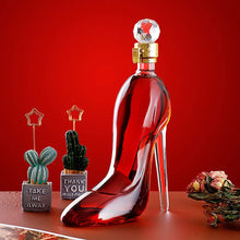 Load image into Gallery viewer, 375ml 700ml High-Heels Shoes Shaped Whisky Decanter Glass Crystal Merlot Rum Vodka Wine Bottle Liquor Dispenser Bar Tools